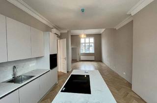 Wohnung mieten in Schloßgasse 14/20A, 1050 Wien, Prachtvolle Dachwohnung mit luxuriöser Ausstattung und zeitlosem Wiener Charme. Erstbezug!