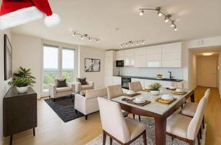 Wohnung kaufen in 1020 Wien, PROVISIONSFREI unterm Baum - WEIHNACHTSSPEZIAL - 20.Liftstock - 3 Zimmer - ca. 90m² gew. NFL - ca. 23,41m² Freifläche - hochwertige Ausstattung - U-Bahn