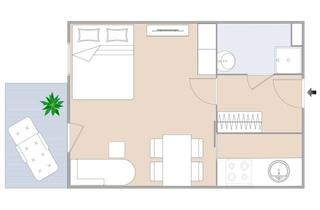 Wohnung mieten in Mariatroster Straße 101, 101a-d, 8044 Graz, Kompakte Kleinwohnung mit Balkon und Vorraum
