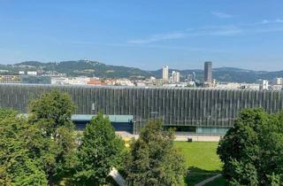 Penthouse mieten in 4020 Linz, Erstbezug!Toplage! Traumausblick!Sehr großzügige 2,5 Zimmer Wohnung mit Loggia und Einbauküche!