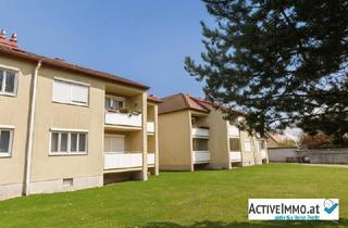 Wohnung kaufen in 2431 Klein-Neusiedl, Freundliche 3-Zimmerwohnung mit Loggia, KFZ-Stellplatz, großes Kellerabteil und Grünblick