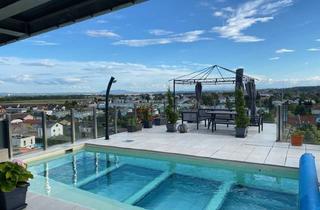 Penthouse kaufen in Endstation Bus 32, 8054 Seiersberg, Atemberaubendes Penthouse: Pool auf Dachterrasse mit durchsichtigen Glasboden!