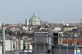 Maisonette kaufen in Gumpendorfer Straße, 1060 Wien, Luxuriöse Dachmaisonette mit Terrassen und Wienblick