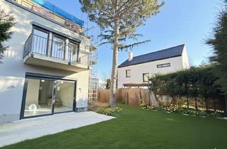 Doppelhaushälfte kaufen in 1210 Wien, Klimaanlagen- und Photovoltaikvorbereitung I Vollunterkellert I PKW-Stellplatz mit E-Ladestation Vorbereitung I großzügige Außenflächen I Stilvolles Wohnen auf mehreren Ebenen