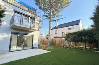 Doppelhaushälfte kaufen in 1210 Wien, Klimaanlagen- und Photovoltaikvorbereitung I Vollunterkellert I PKW-Stellplatz mit E-Ladestation Vorbereitung I großzügige Außenflächen I Stilvolles Wohnen auf mehreren Ebenen
