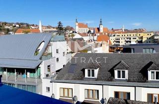 Wohnung mieten in 3500 Krems an der Donau, Sonnenverwöhnte 4-Zi-Galeriewohnung mit 2 Terrassen & traumhaftem Kremsblick – Nähe Steiner Tor