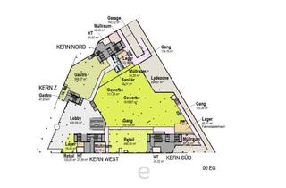 Büro zu mieten in 1210 Wien, Teilbare Gewerbe-/ Lagerfläche im Central Hub im TwentyOne zu mieten