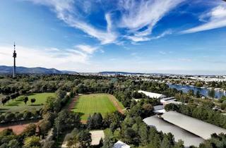 Wohnung mieten in Kratochwjlestraße, 1220 Wien, Kratochwjelstraße: Möblierte 3 Zimmer mit Klima und verglaster Loggia nahe der Alten Donau mit herrlichem Weitblick!
