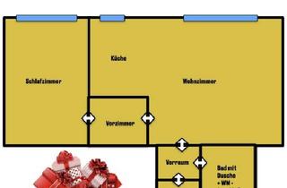 Wohnung mieten in Rennweg, 1030 Wien, besondere Lage super lässige Einteilung Erfrischend LEBEN provisionsfrei
