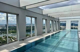 Penthouse kaufen in Donau, 1220 Wien, 28. Stock provisionsfrei: Design trifft Ausblick - U1 Kagran