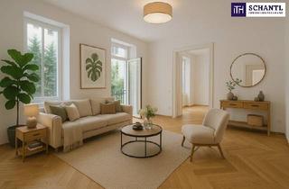 Wohnung kaufen in Blumauergasse, 1020 Wien, WOW! TOP LAGE in unmittelbarer Nähe zum Augarten + Altbaujuwel mit großzügigem Balkon + absolut ruhige Innenhoflage