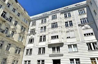 Büro zu mieten in Möllwaldplatz, 1040 Wien, MÖLLWALDPLATZ, U1-NÄHE, 164 m2 Büro oder Kanzlei, 4 Zimmer, Wohnküche, 2 Bäder, Extraküche, teilsaniert, 1. Liftstock, Belvedere-Nähe