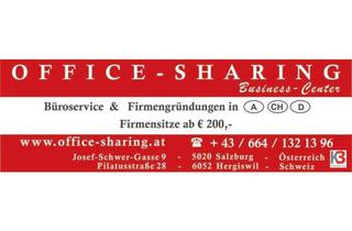 Büro zu mieten in 5020 Salzburg, ! GmbH + Firmengründungen + Firmensitz in Salzburg Stadt /