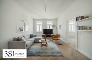 Wohnung kaufen in Sturzgasse, 1150 Wien, Kompakter Altbautraum mit Balkon: Hochwertig saniert und stilvoll gestaltet