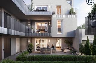 Wohnung kaufen in Elidagasse, 1220 Wien, Luftiges Dachgeschoss-Refugium: Atemberaubende 2-Zimmer-Wohnung mit beeindruckender Freifläche