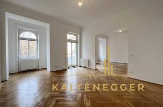 Wohnung mieten in 1090 Wien, Stilvoller Altbau in Hofruhelage – großzügige 3–4-Zimmer-Wohnung mit Balkon