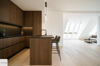 Wohnung kaufen in 1050 Wien, Erstbezugs-Dachgeschosswohnung auf einer Ebene mit großzügiger Terrasse, Privatlift & eigenem Zugang