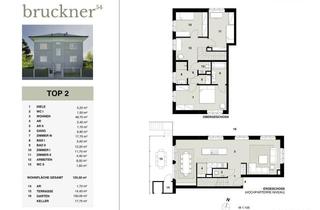 Wohnung kaufen in Brucknerstraße 54/2, 4020 Linz, ERSTBEZUG! 4-ZIMMER-Gartenwohnung mit Balkon in Linz - BRUCKNER 54/ Top 2