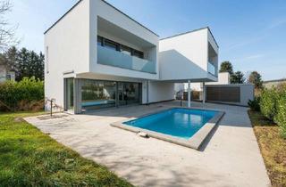 Villen zu kaufen in 3434 Tulbing, Erstbezug! Moderne Architekten-Villa mit Pool in Tulbing