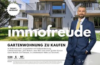 Maisonette kaufen in Lehenstraße 12, 1220 Wien, Barrierefreie 5-Zimmer Erdgeschosswohnung mit Garten und Terrasse