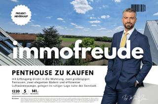 Penthouse kaufen in Lehenstraße 12, 1220 Wien, Helle 5 Zi -Neubau-Penthouse-Wohnung mit 2 Terrassen, 2 Bädern, Luftwärmepumpe, in 1220 zu kaufen