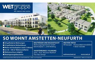 Wohnung mieten in Friedrich-Steinhäufl-Straße 17/9, 3363 Neufurth, geförderte Wohnung mit Balkon und Kaufoption | Fertigstellung 3. Quartal 2027 |Top 17/9 | 2. OG