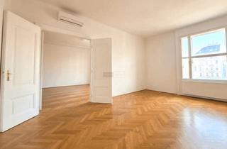 Büro zu mieten in Rechte Wienzeile, 1040 Wien, Repräsentatives Naschmarkt-Juwel: 135 m² Altbau-Büro mit Klima, Glas-Design & Balkon – Unbefristet!