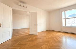 Büro zu mieten in Rechte Wienzeile, 1040 Wien, Repräsentatives Naschmarkt-Juwel: 135 m² Altbau-Büro mit Klima, Glas-Design & Balkon - Unbefristet!