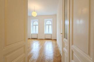 Wohnung kaufen in Einsiedlerpark, 1050 Wien, Einsiedlerpark: Herrliche Eckwohnung + Grünblick + Nachmittagssonne + 650m zur U4 + Altwien-Elemente