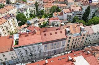 Maisonette kaufen in 8010 Graz, VERWIRKLICHEN SIE SICH SELBST - 96m² aufgeteilt auf ZWEI Bestandswohnungen + ca. 115m2 baugenehmigter Rohdachboden
