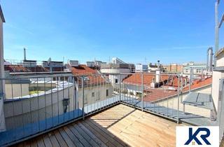 Wohnung mieten in Gießaufgasse, 1050 Wien, Urbaner Luxus: Geräumige 5-Zimmer-Wohnung im 1.+2. DG mit Balkon und Terrasse