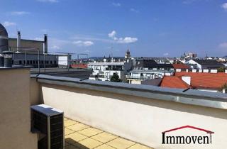 Wohnung mieten in Linke Wienzeile, 1060 Wien, Traumhafte, große Dachterrassenwohnung nahe der Mariahilfer Straße (Mietbeginn 01.03.2026)