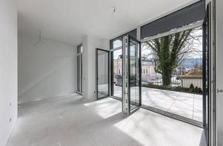 Wohnung kaufen in Wiesingerstraße, 4820 Bad Ischl, HERRSCHAFTLICH WOHNEN. WIE DER KAISER. Großzügige 150m²-Wohnung direkt neben dem Kurpark! Revitalisierter Altbau, hohe Räume! PROVISIONSFREI & ERSTBEZUG.