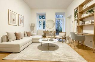 Wohnung kaufen in Burggasse, 1070 Wien, Gartenwohnung im 7. Bezirk: Ruhige 1-Zimmer Altbauwohnung mit 85 m² Garten & privatem Keller mit Gewölbe