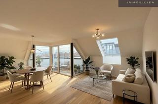Wohnung kaufen in Reinlpark, Schönbrunn, 1140 Wien, Wohnen mit Glorietteblick | Elegante Dachgeschosswohnung | 2 Zimmer | 2 Terrassen