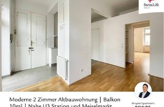 Wohnung kaufen in Meiselmarkt, 1150 Wien, Moderne 2 Zimmer Altbauwohnung | Balkon 10m² | Nahe U3 Station und Meiselmarkt