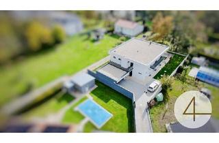 Villen zu kaufen in 1220 Wien, 11Min zur U2 - Architektur trifft Luxus - Infinity-Pool - grüne Ruhelage - Doppelgarage - private Einfahrt