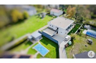 Villen zu kaufen in 1220 Wien, 11Min zur U2 - Architektur trifft Luxus - Infinity-Pool - grüne Ruhelage - Doppelgarage - private Einfahrt