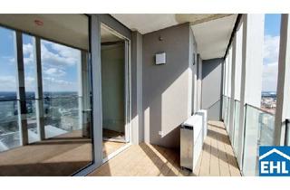 Wohnung mieten in Donau, 1220 Wien, Exklusive 2-Zi.-Wohnung mit Loggia & Sauna bei der U1