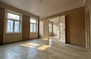 Wohnung kaufen in Schöffelgasse, 1180 Wien, Sanierungsbedürftige Altbauwohnung mit Lager - zentrales Gersthof