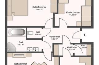Wohnung mieten in Hiesberg 43, 3541 Senftenberg, Moderne 3-Zimmer Wohnung mit Balkon in Senftenberg