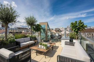 Penthouse kaufen in 1060 Wien, Dachterrassentraum mit 360° Blick - Highlight ganz oben für Sonnenanbeter!