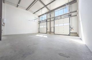 Lager mieten in Langenlebarn, 3425 Langenlebarn-Unteraigen, Produktionsfläche mit Büro | ebenerdige Einfahrt durch zwei Sektionaltore | Parkplätze & Luftwärmepumpe