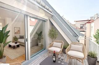 Wohnung kaufen in Koppstraße 43/35, 1160 Wien, Eleganz & Komfort - moderne Dachgeschosswohnung mit Balkon & Premium-Design