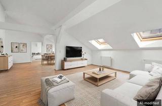 Loft kaufen in 1050 Wien, Loftartige Dachgeschoßwohnung mit sonniger Terrasse im 5. Bezirk