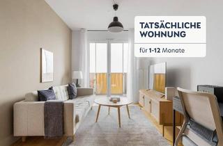 Wohnung mieten in Leopold-Böhm-Straße, 1030 Wien, Traumblick über Wien, 27. Stock Q-Tower mit Gym, Interspar & Lounges, 3 Zimmer + Balkon, U-Bahn (VIE281)