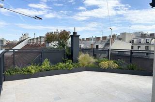 Wohnung kaufen in Rennweg / Belvedere, 1030 Wien, PROVISIONSFREI nahe Belvedere! Luxuriöse 3-Zimmer-Erstbezug-Dachterrassen-Wohnung mit Outdoor-Pool in historischem Gebäude