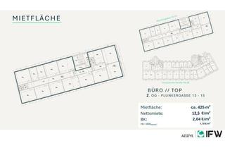 Büro zu mieten in Plunkergasse 13-15, 1150 Wien, Moderne, helle Büroflächen in ruhigen Lage - ideal für Verein, Verwaltung oder Schulungszwecke