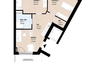 Wohnung mieten in Vinzenz-Muchitsch-Straße, 8020 Graz, Moderne 3-Zimmer Neubauwohnung im 4. Stock