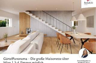 Maisonette kaufen in 1070 Wien, Gürtel Panorama | Innen Die große Maisonette über Wien | 3-4 Zimmer möglich